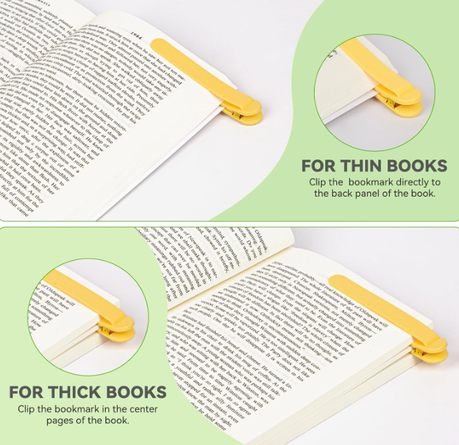 5 PCS Automatic Bookmark,  for Reading Lovers + 1 as a gift