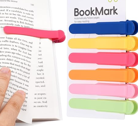 5 PCS Automatic Bookmark,  for Reading Lovers + 1 as a gift